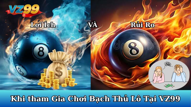 Lợi ích và rủi ro khi tham gia chơi bạch thủ lô tại VZ99
