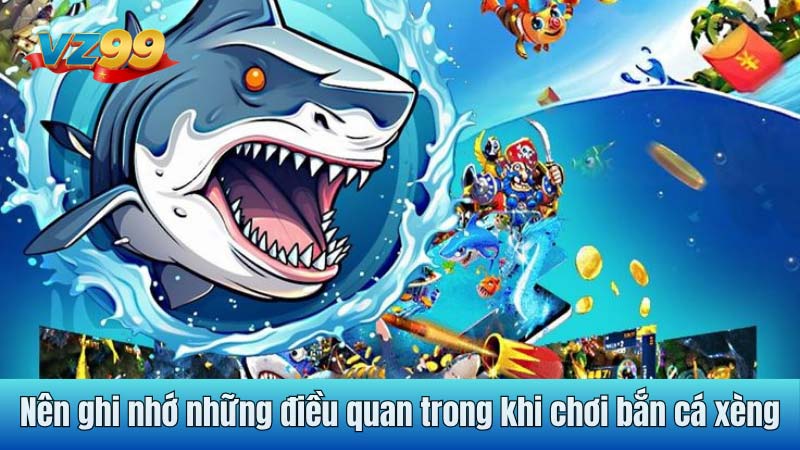 Nên ghi nhớ những điều quan trong khi chơi bắn cá xèng