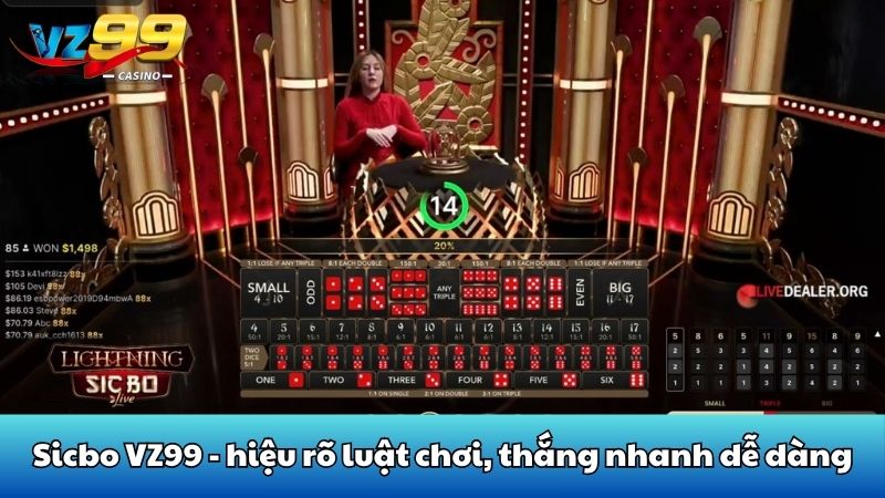 Sicbo VZ99 - hiệu rõ luật chơi, thắng nhanh dễ dàng